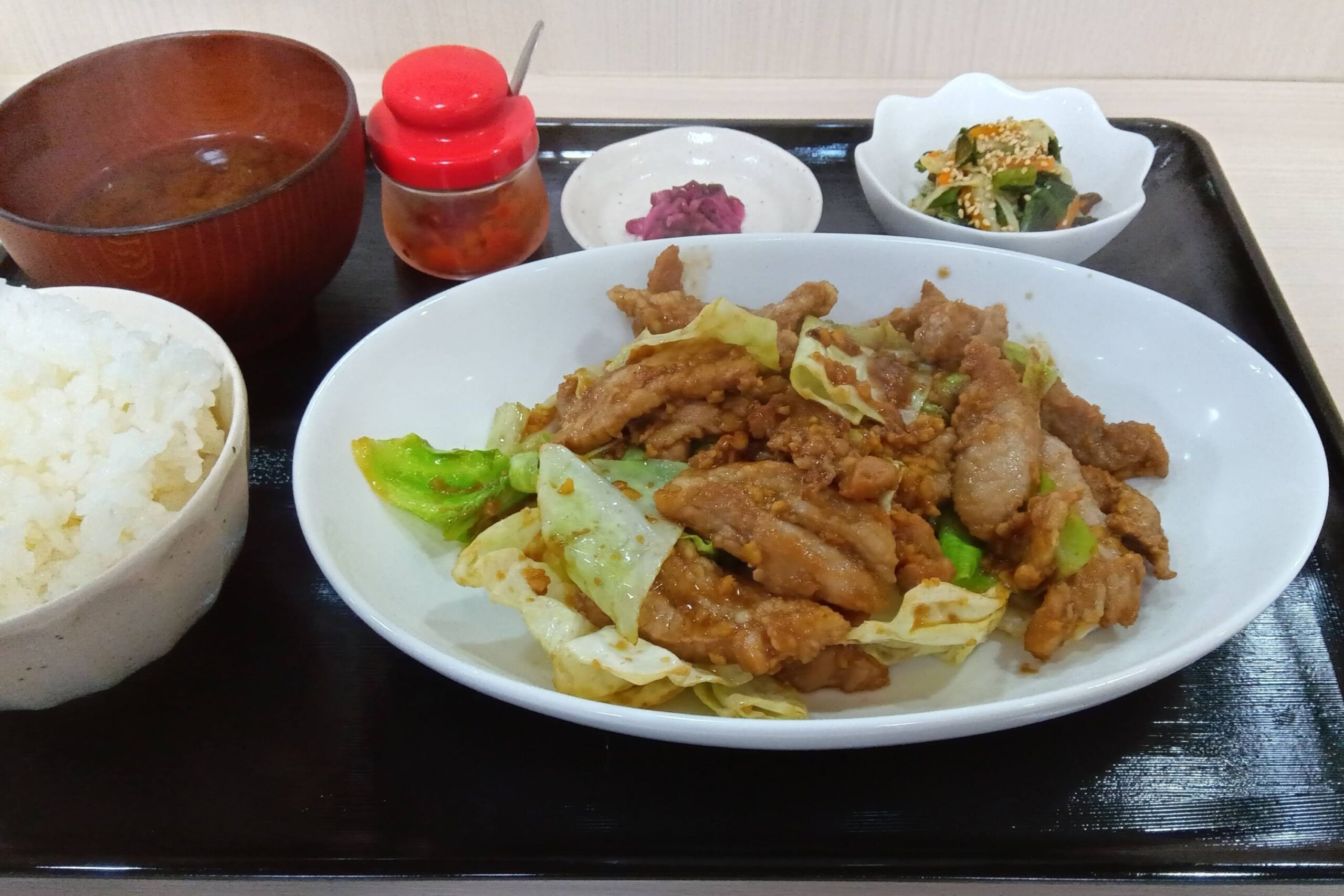 スタミナ肉炒め定食